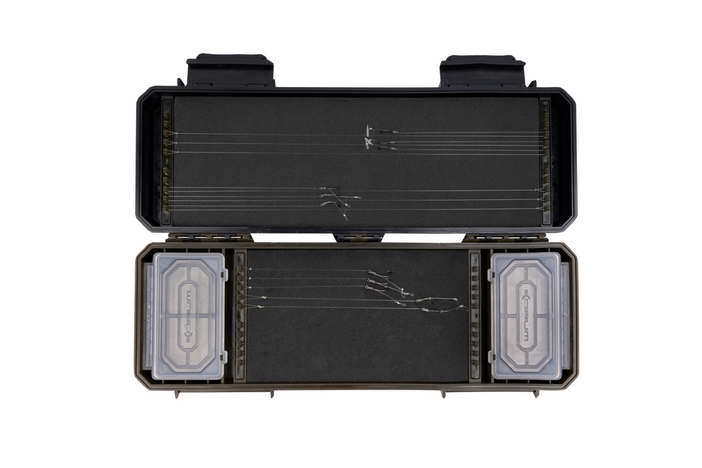 Boîte De Rangement Korum Speci Rig Blox K0290089 - Organisation Matériel Pêche, 295x116x40 Mm