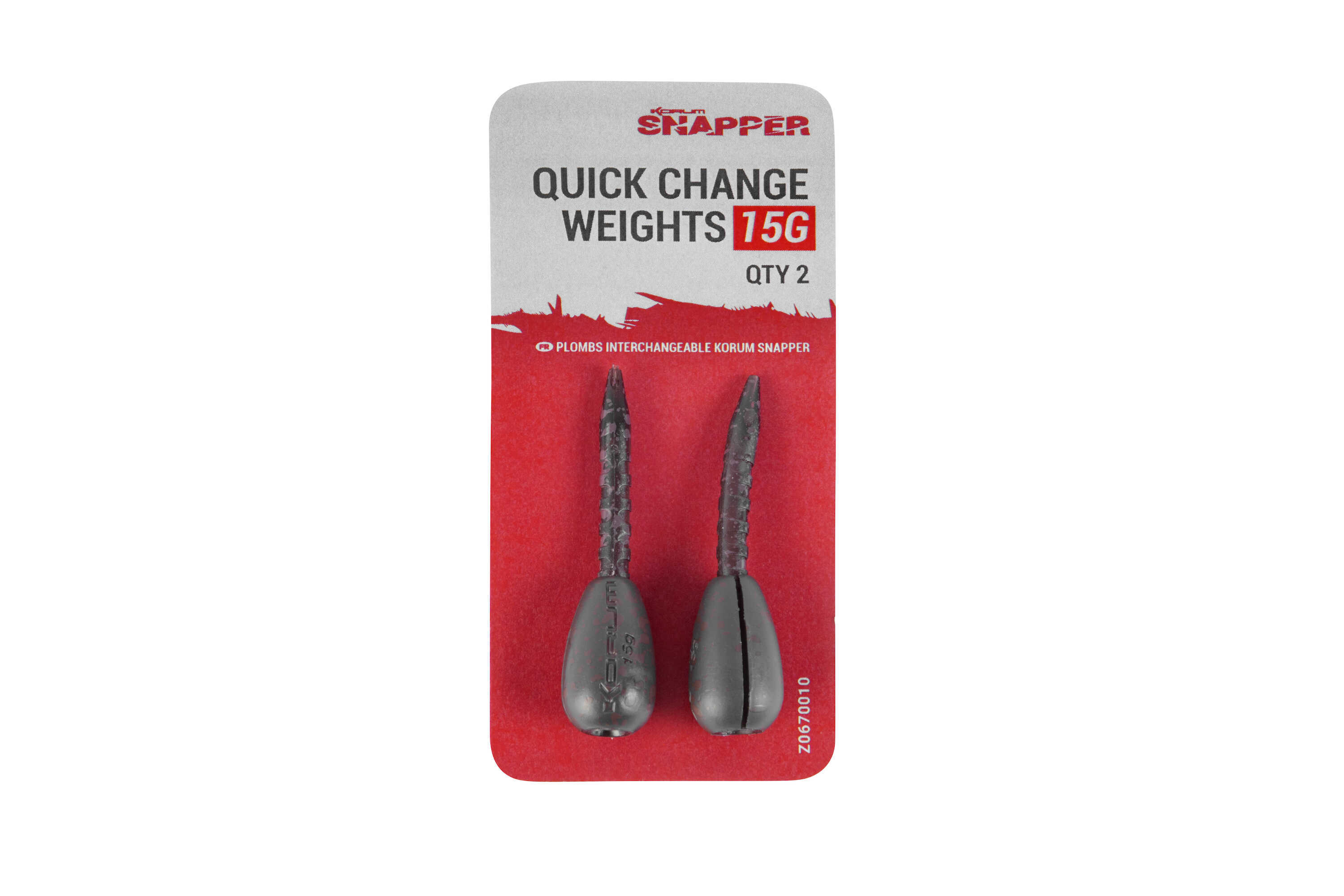 Korum Snapper Quick Change Weights 2pk ALL SIZES Pike fishing tackle 